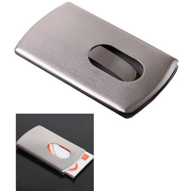 Stainless Steel Business Card Holder - Yorkn Inc✅