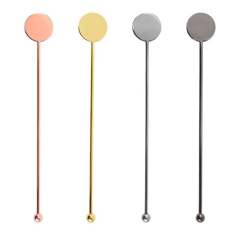 Stainless Steel Cocktail Stirrers Swizzle - Yorkn Inc✅