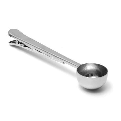 Stainless Steel Coffee Scoop With Clip - Yorkn Inc✅