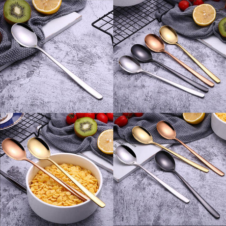 Stainless Steel Dinner Spoons - Yorkn Inc✅