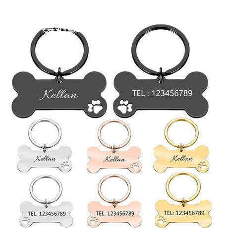 Stainless Steel Dog Id Tag - Yorkn Inc✅