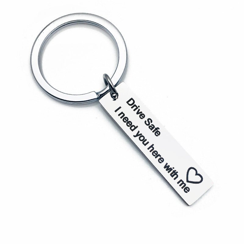 Stainless Steel Drive Safe Keychain - Yorkn Inc✅