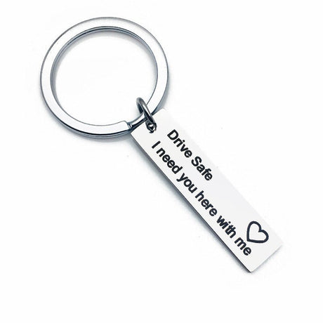 Stainless Steel Drive Safe Keychain - Yorkn Inc✅