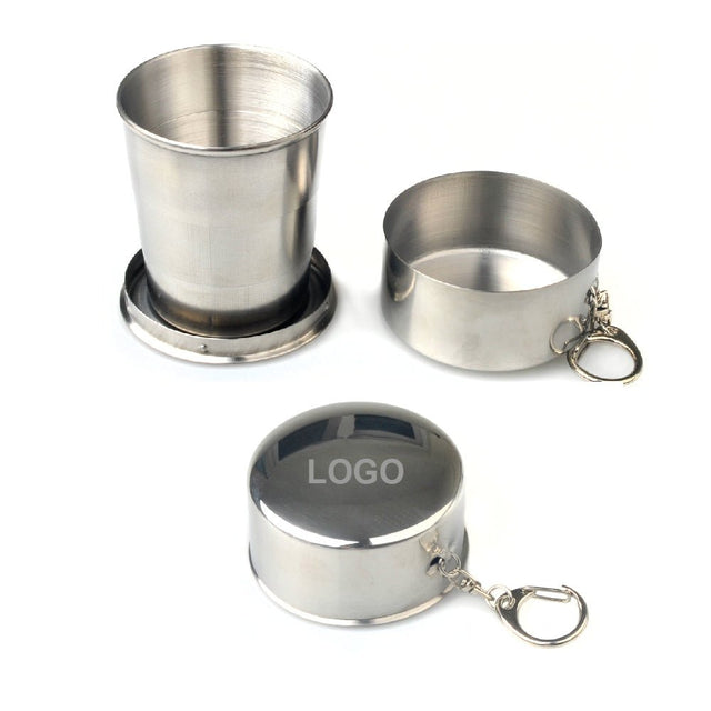 Stainless Steel Folding Collapsible Cup - Yorkn Inc✅