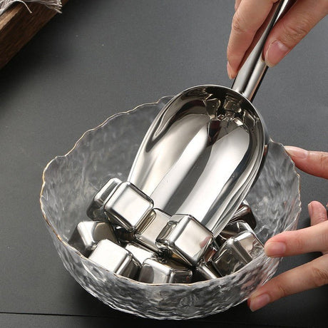 Stainless Steel Ice Scoop - Yorkn Inc✅