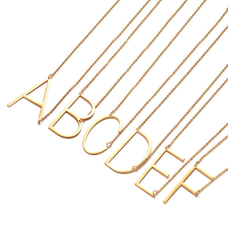 Stainless Steel Metal Chain With Letter Patterns - Yorkn Inc✅
