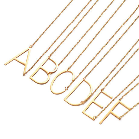 Stainless Steel Metal Chain With Letter Patterns - Yorkn Inc✅