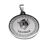Stainless Steel Necklace Round Pendant - Yorkn Inc✅