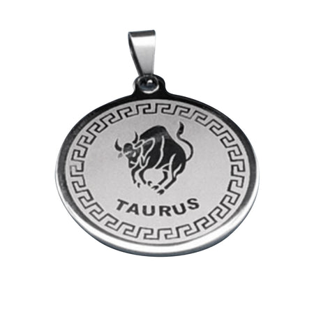 Stainless Steel Necklace Round Pendant - Yorkn Inc✅