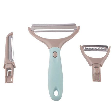 Stainless Steel Peeler Three Piece Set - Yorkn Inc✅