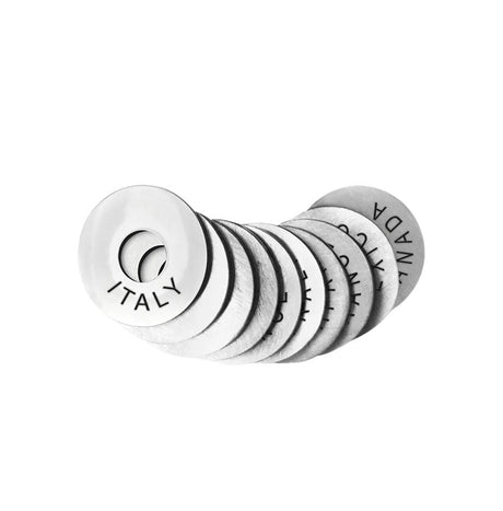 Stainless Steel Round Charm - Yorkn Inc✅