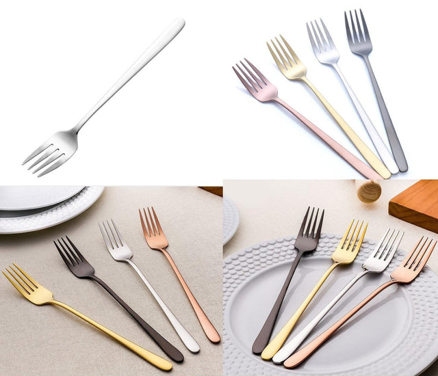Stainless Steel Silver Forks - Yorkn Inc✅