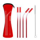 Stainless Steel Straw Set With Silicon - Yorkn Inc✅