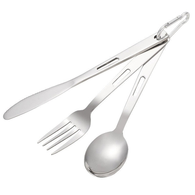 Stainless Steel Travel Flatware Set - Yorkn Inc✅