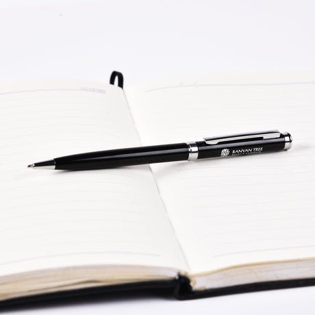 Stainless Steel Twist Ballpoint Pen - Yorkn Inc✅