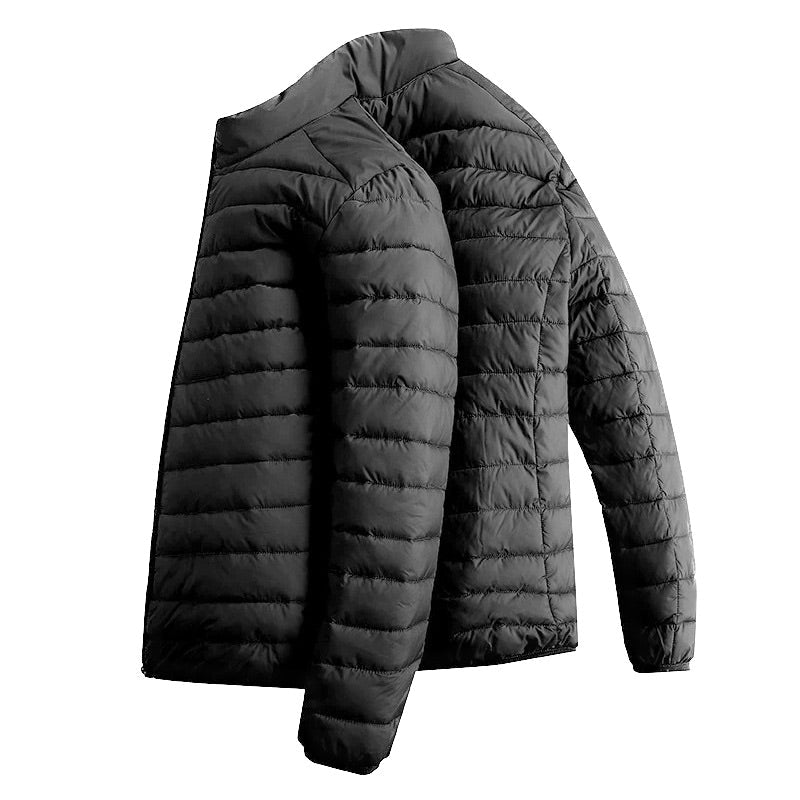 Stand Collar Lightweight Puffer Jacket - Yorkn Inc✅