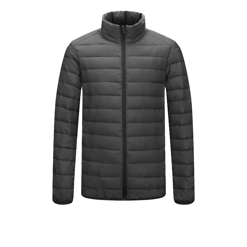 Stand Collar Lightweight Puffer Jacket - Yorkn Inc✅