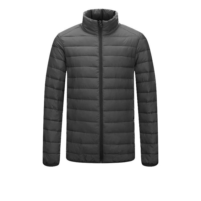 Stand Collar Lightweight Puffer Jacket - Yorkn Inc✅