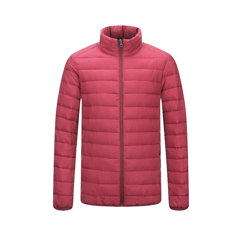 Stand Collar Lightweight Puffer Jacket - Yorkn Inc✅
