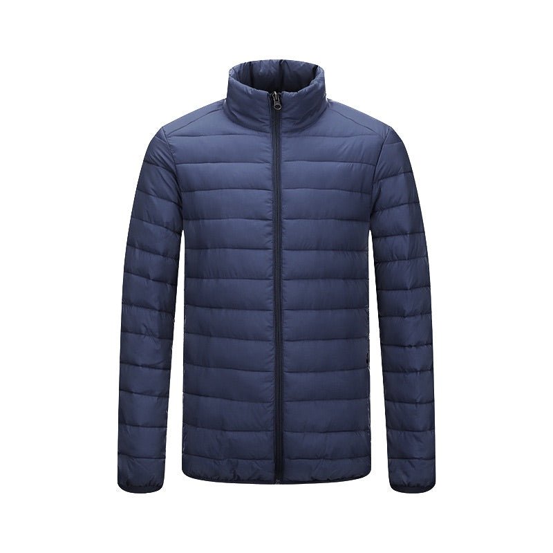 Stand Collar Lightweight Puffer Jacket - Yorkn Inc✅