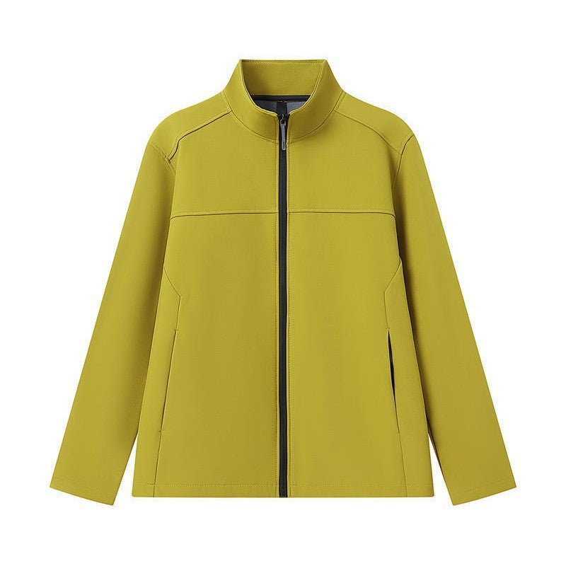 Stand Collar Zip Up Jacket - Yorkn Inc✅