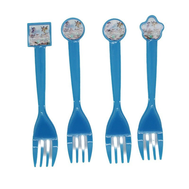 Sticker Plastic Fork Set - Yorkn Inc✅