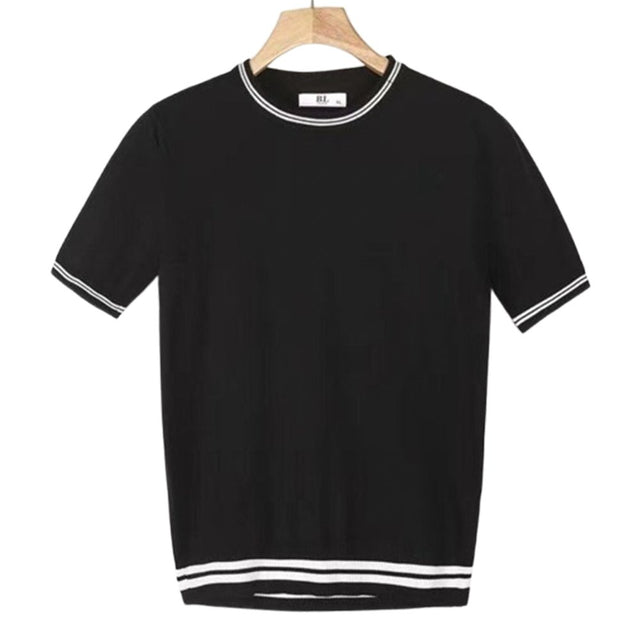 Striped Short - sleeve Shirt - Yorkn Inc✅