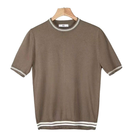 Striped Short - sleeve Shirt - Yorkn Inc✅