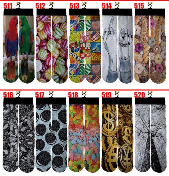 Sublimated Socks Adult - Yorkn Inc✅