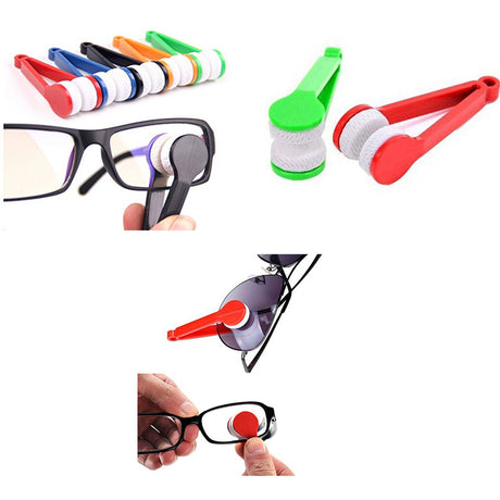 Sunglasses Eyeglass Microfiber Spectacles Cleaner Brush - Yorkn Inc✅