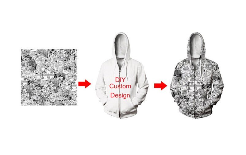 Sweat Shirt - Full Zip Hooded Sweatshirt - Yorkn Inc✅