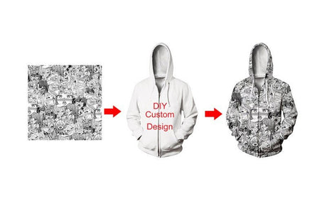Sweat Shirt - Full Zip Hooded Sweatshirt - Yorkn Inc✅