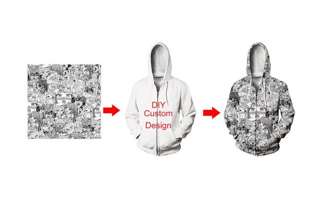 Sweat Shirt - Full Zip Hooded Sweatshirt - Yorkn Inc✅