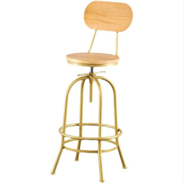 Swivel Bar Stool With Backrest - Yorkn Inc✅