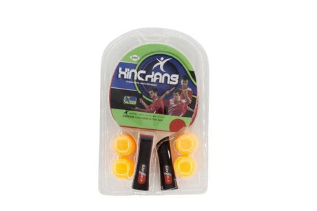 Table Tennis Racket 2 Rackets 4 Balls - Yorkn Inc✅