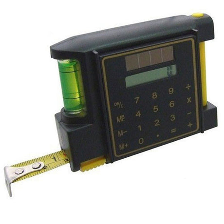 Tape Measure With Spirit Level, Pen And Calculator - Yorkn Inc✅