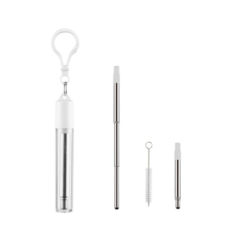 Telescopic Stainless Steel Straw Set - Yorkn Inc✅