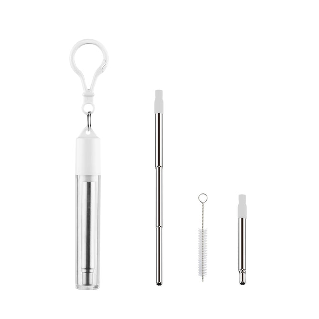 Telescopic Stainless Steel Straw Set - Yorkn Inc✅
