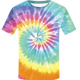Tie - dye Youth Colorful T - shir - Yorkn Inc✅