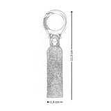 Titanium Alloy Ring Leather Keychain - Yorkn Inc✅