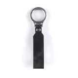 Titanium Alloy Ring Leather Keychain - Yorkn Inc✅