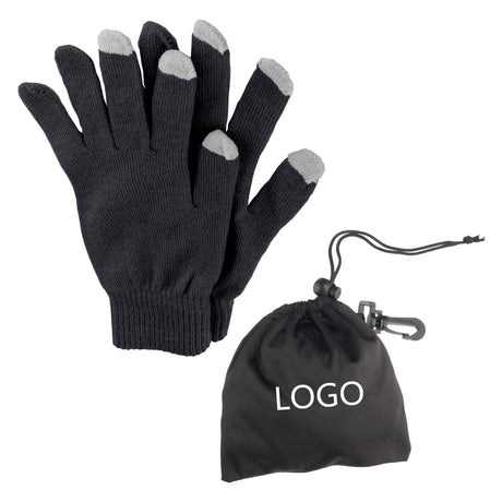 Touch Screen Gloves With Pouch - Yorkn Inc✅