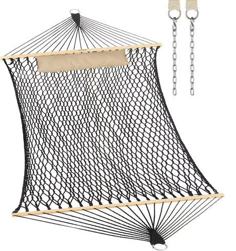 Traditional Rope Double Hammock - Yorkn Inc✅