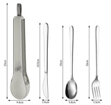 Travel Cutlery Set 3pcs - Yorkn Inc✅