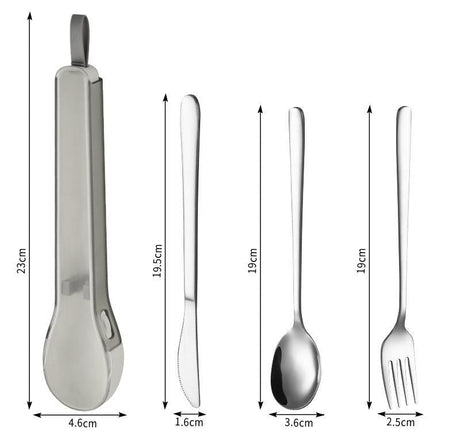 Travel Cutlery Set 3pcs - Yorkn Inc✅