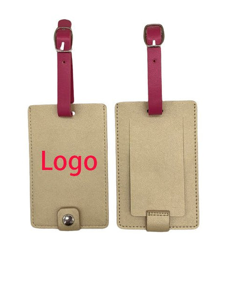 Travel Pu Leather Luggage Bag Tag - Yorkn Inc✅