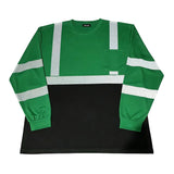 Two-tone Long Sleeve Reflective Work T-shirt - Yorkn Inc✅