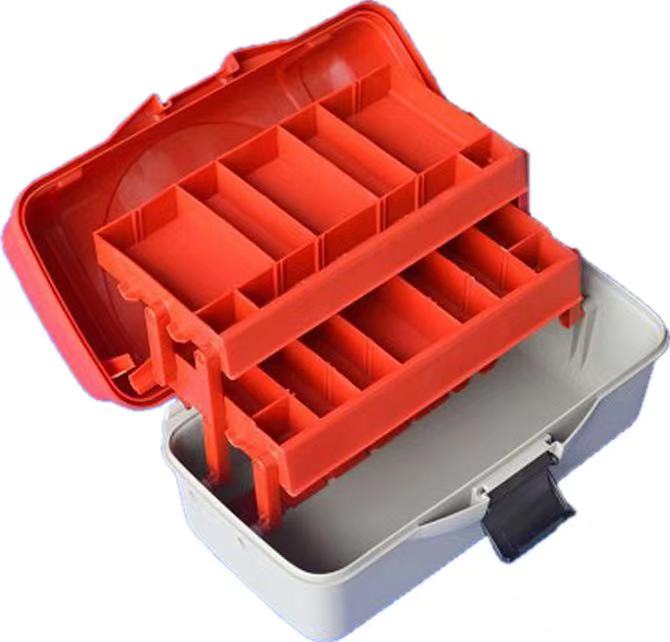 Two - tray Fishing Hard Tackle Box - Yorkn Inc✅