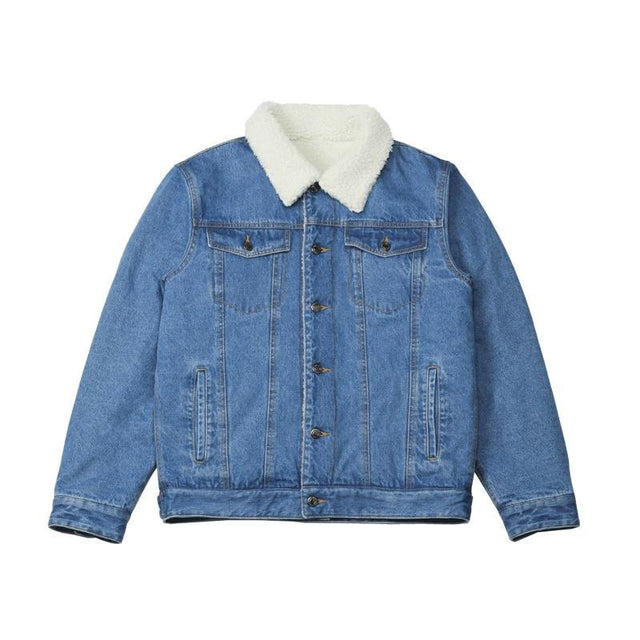 Unisex Sherpa - lined Denim Jacket - Yorkn Inc✅