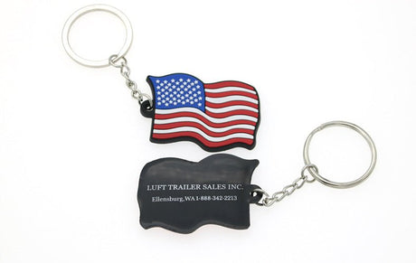 Us Flag Soft Key Chain Tag - Yorkn Inc✅